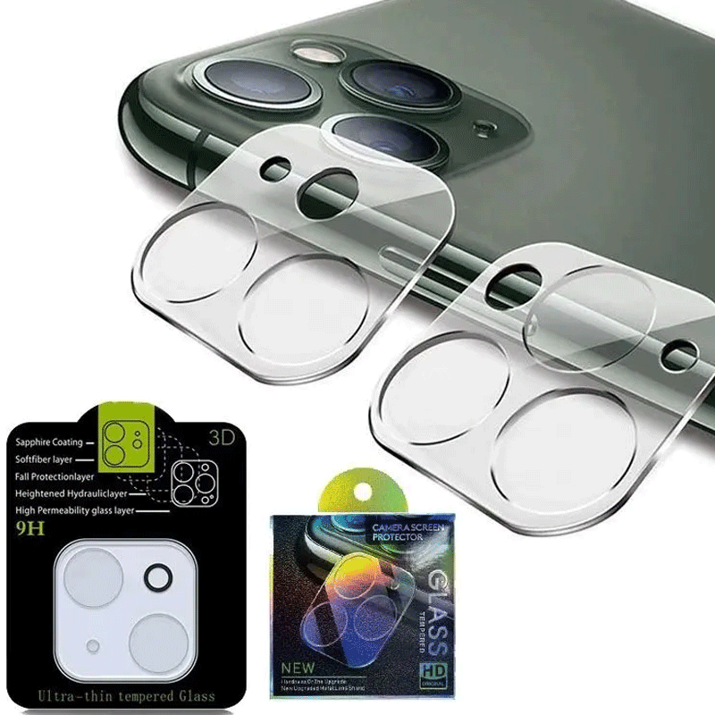 Mobile Phone 3d Camera Lens Glass Film Screen Protector For Iphone 13 11 14 15 Pro Max Plus Samsung Galaxy S22 Ultra