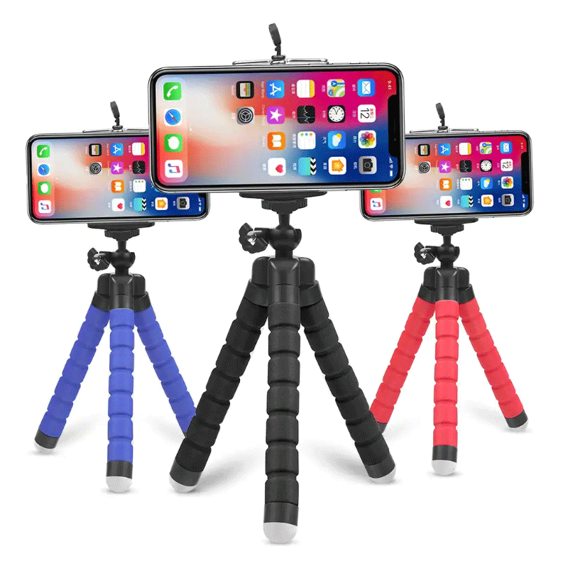 Portable Adjustable Creative Sponge Octopus Selfie Handheld Tripod Desktop Mobile Phone Lazy Bracket