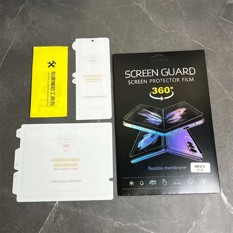 For Samsung Z Fold 5 4 Flip 3 Matte Tpu Screen Protector High Clear Folding Hydrogel Film Soft Tpu Protective Film