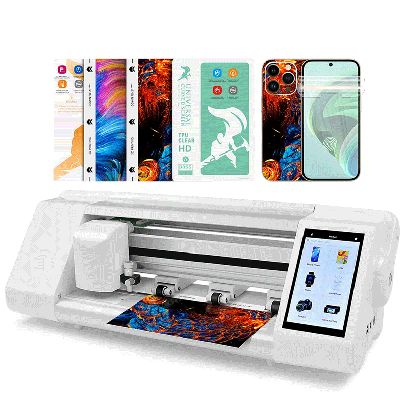 Mobile Phone Back Stickers Skin Cutter Tpu Hydrogel Film Cutting Machine Screen Protector Making Machine