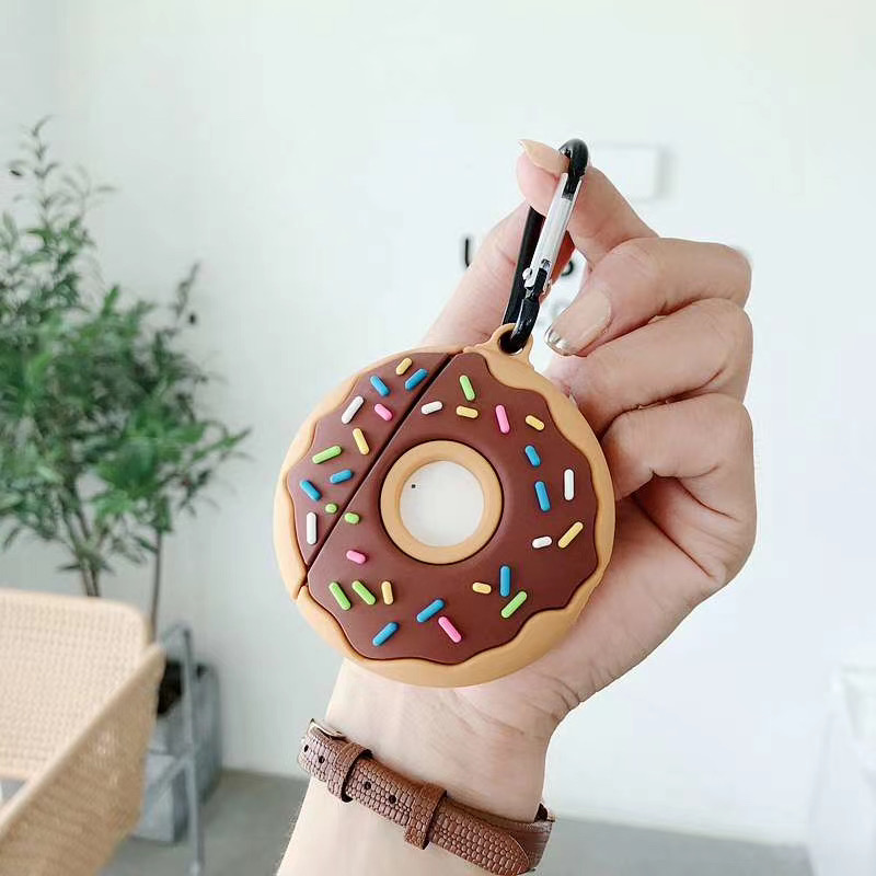 shockproof cartoon  donuts shape silicon case for airpods cover