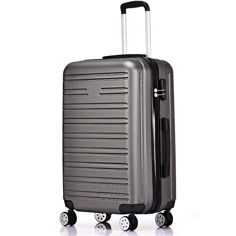 High Quality Aluminum /Iron Trolley Luggage 20' 24' 28' Inch White Suitcase Set For Travel Female Male