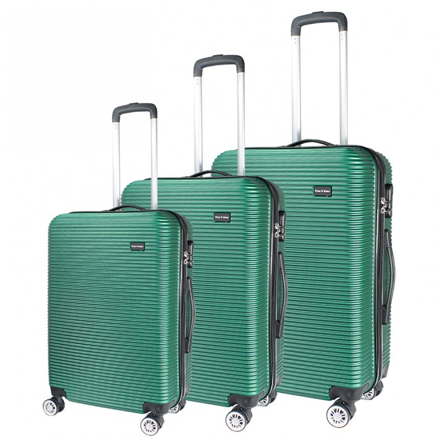 Luxury ABS Luggage Hard Shell Suitcases Lightweight Aluminum Trolley Suitcase For Traveling