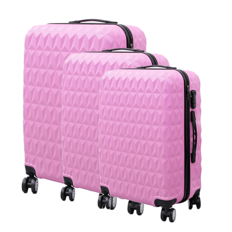 High Quality Travel Set Bag  Abs Trolley Carry On Luggage For Women