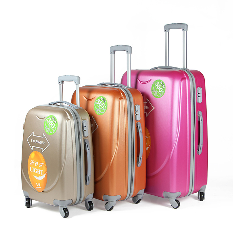 Factory direct sales High Quality 3 Piece  Travel Style Trolley Abs Luggage Set With High Quality