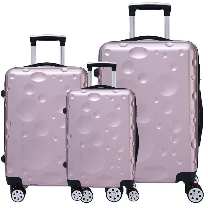 2024 Customized Design High Quality 20" 24" 28" ABS PC Travel Suitcase Printed Luggage Set