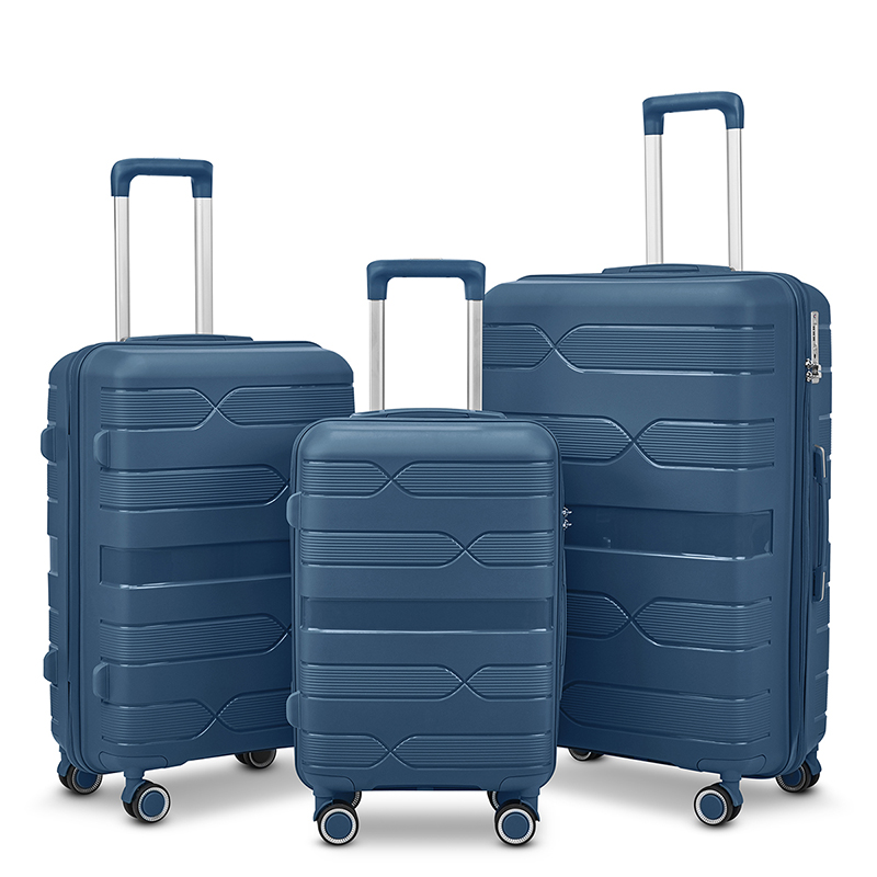 Manufacture 12 Colors Travel Luggage Trolley Suit Case Bags Carry On Trolley Luggage 3 Piece Suitcase Sets