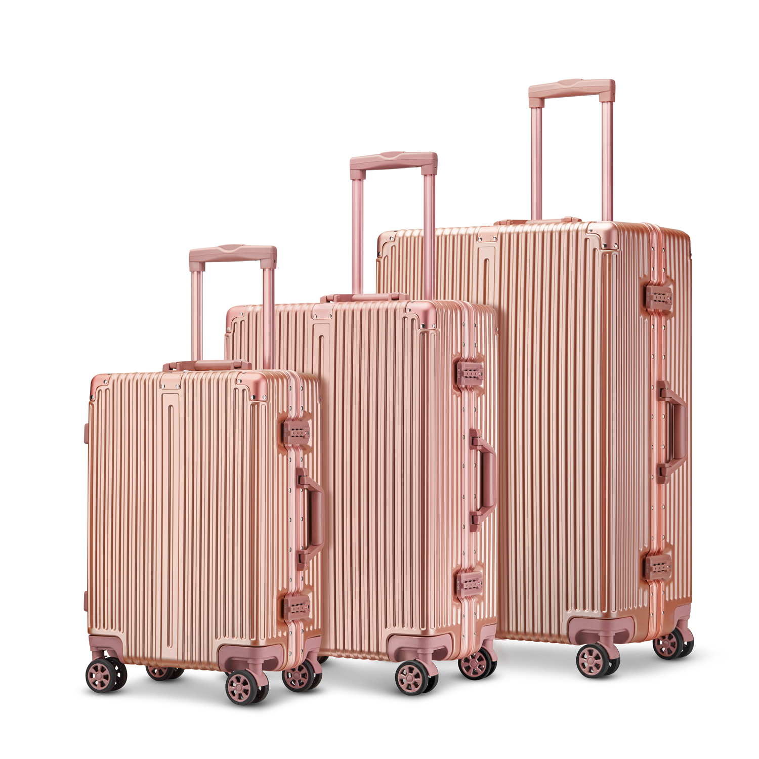 High Quality Factory Price 20 24 28 Inch Hard Shell Aluminum Frame Traveling Luggage