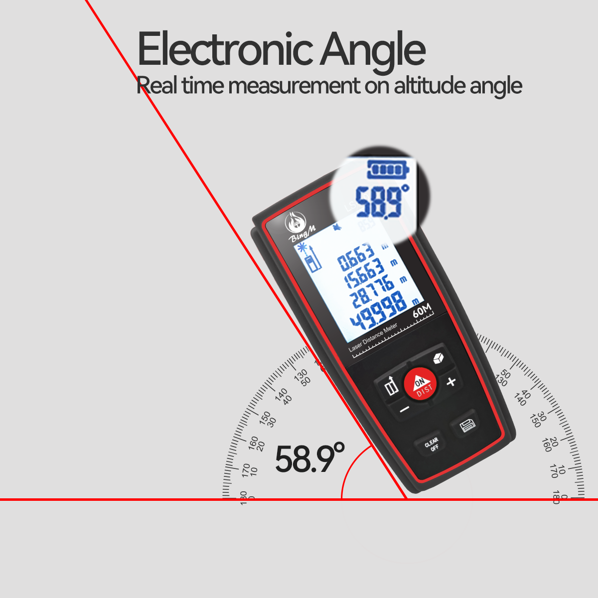 digital show measurer ;distance meter