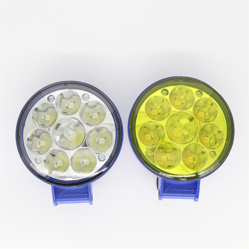 Round Led Work light New Design Durable shiliduo 24V Working Light Car Led Light Spots Led For Truck