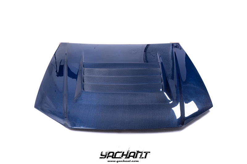 YCR34002BLCF 1999-2002 Nissan Skyline R34 GTR Nismo Style Hood Bonnet Blue Carbon Fiber (2).jpg