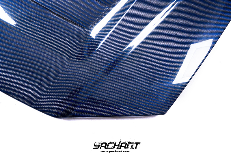 YCR34002BLCF 1999-2002 Nissan Skyline R34 GTR Nismo Style Hood Bonnet Blue Carbon Fiber (7).jpg