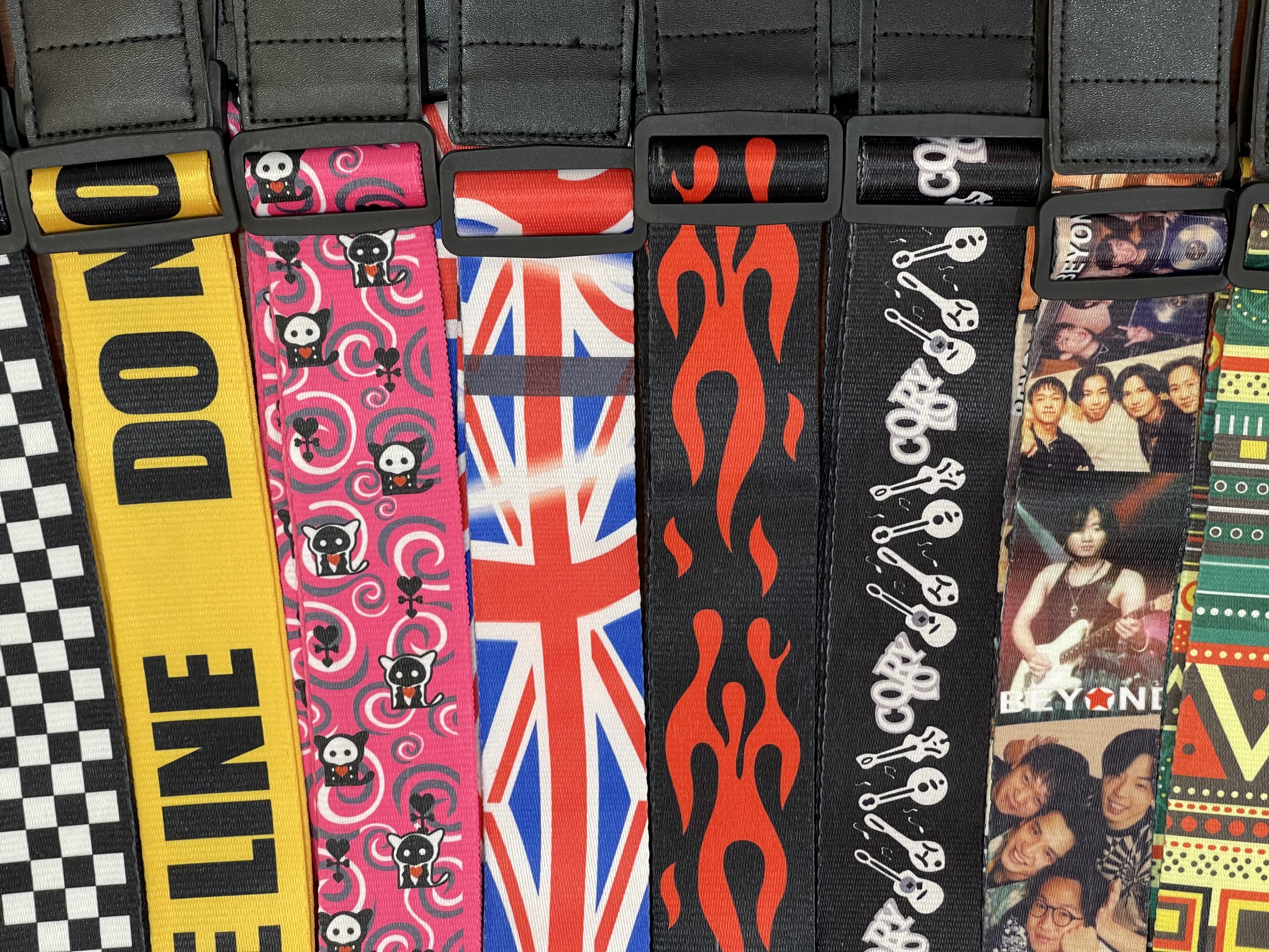 acoustic guitar strap, fashion guitar strap, adjust length strap, custom guitar strap