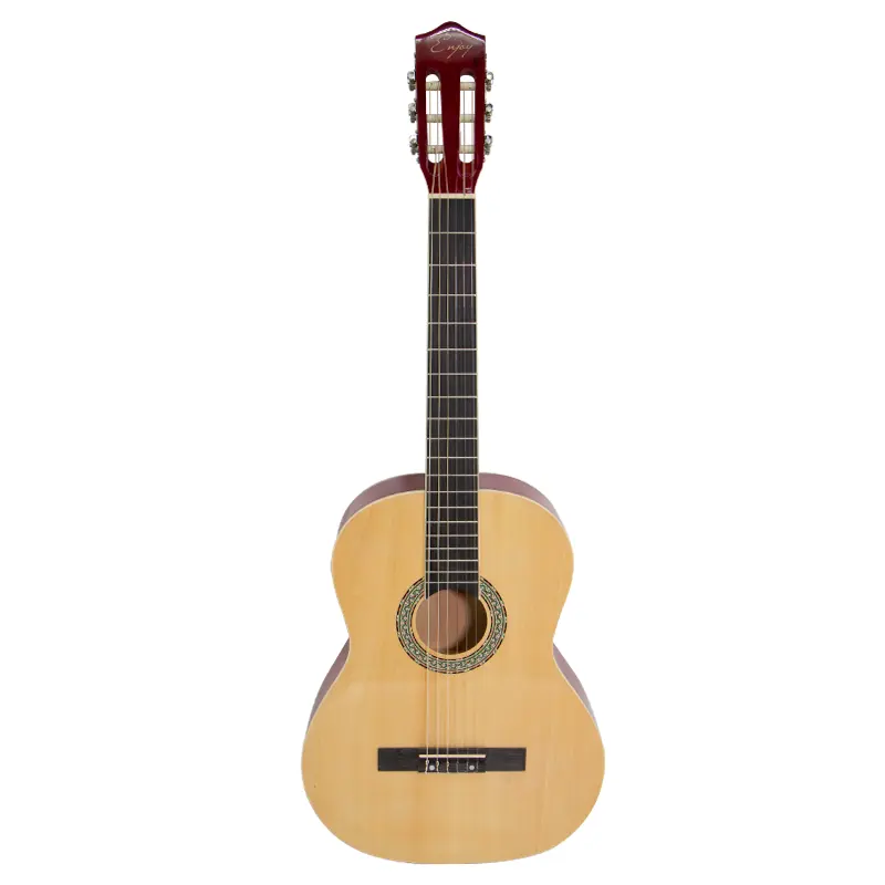 Guitare acoustique de 39 pouces, guitare basse basse, guitare électrique de basswood, guitare folk naturelle