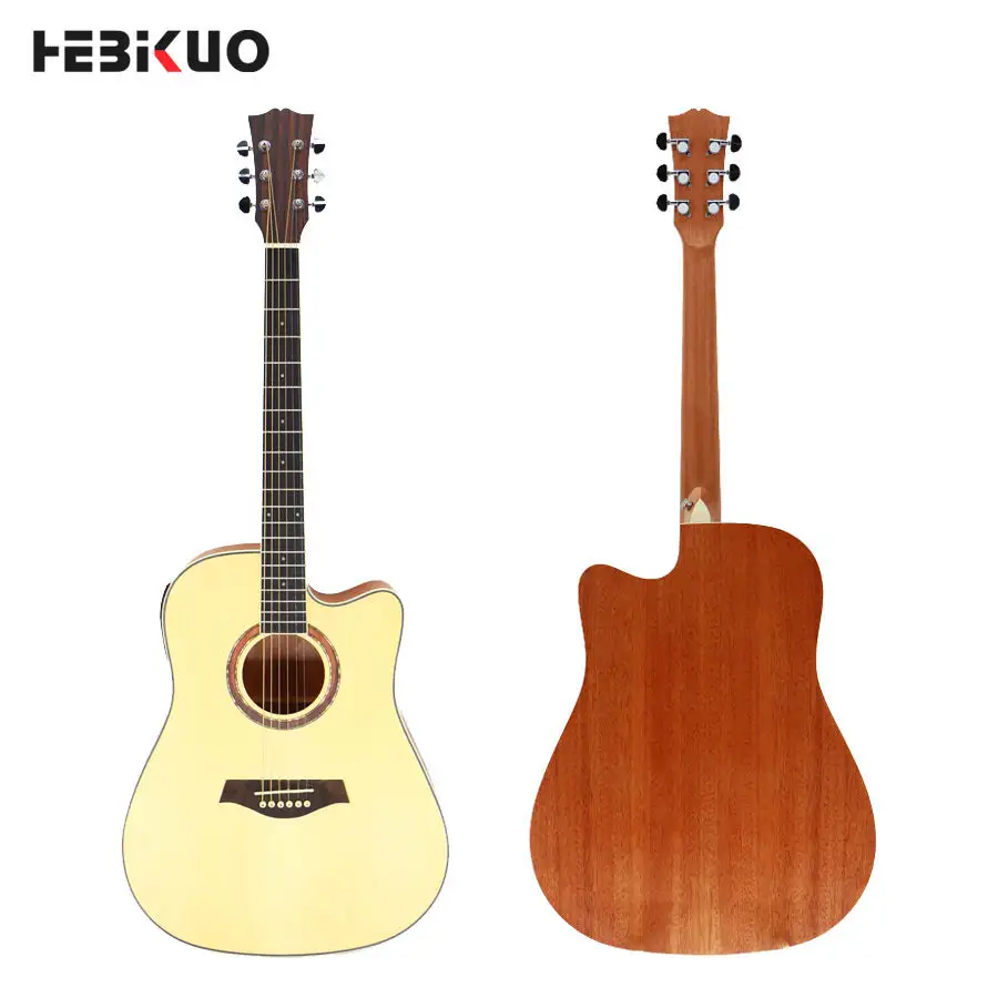 Guitare acoustique pour voyager, guitare acoustique pour amateur, guitare acoustique à 6 cordes