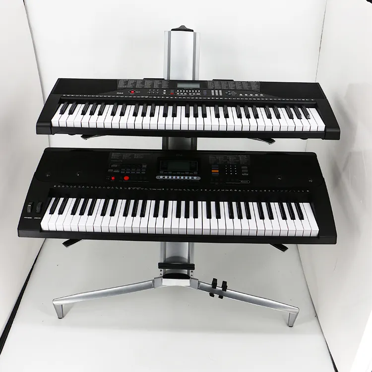 double keyboard piano stand, electric keyboard piano stand, wholesale keyboard piano stand, 2 tier keyboard piano stand