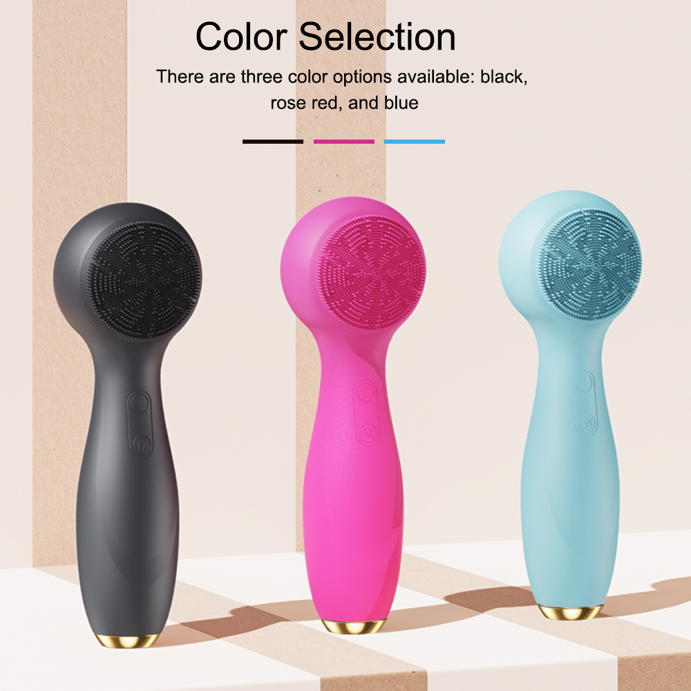 China pro cleansing facial steamer Manufacturer, Rechargeable Sonic Silicone Face Cleansing Brush