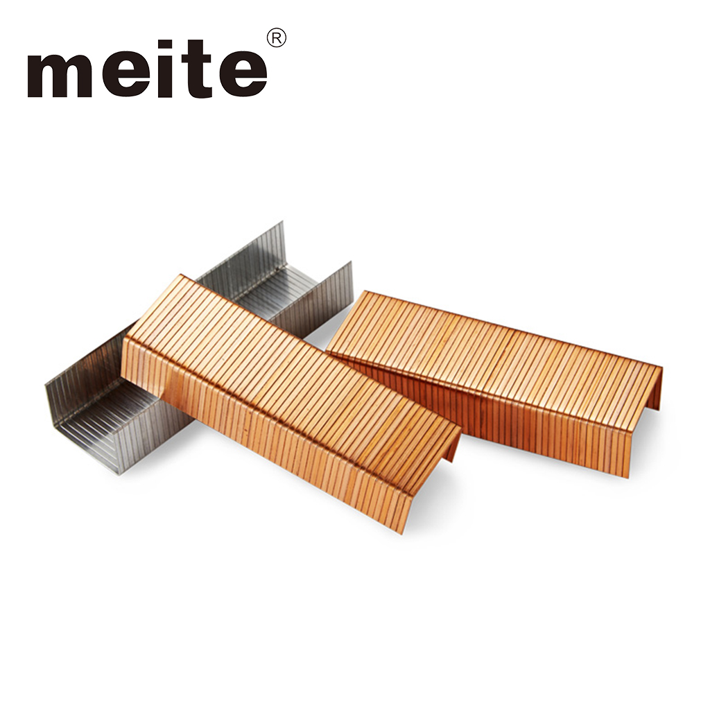 Meite 16 Gauge 1-Inch (26.4 mm) Wide Crown x 1-1/4-Inch Length Galvanized Construction Staples Heavy Wire Staples (10,000 Pcs