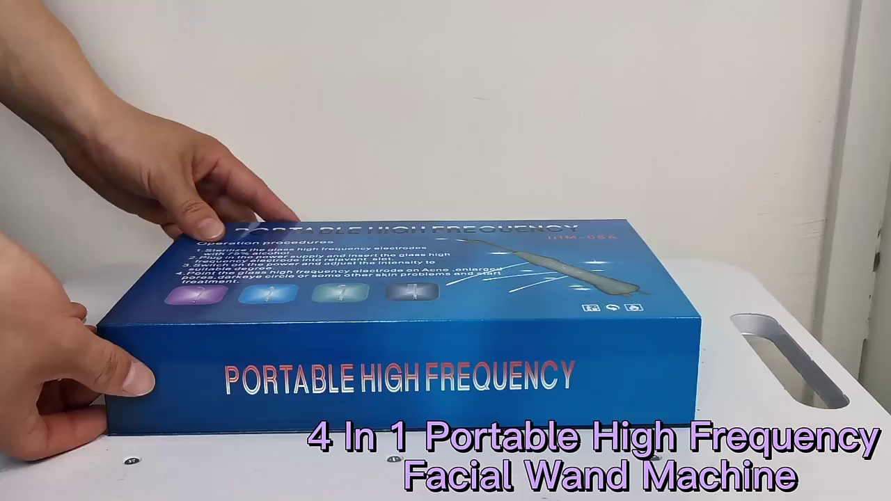 Portable High Frequency 4 In 1 Facial Led hair Growth And Skin Care; High Frequency Facial; high Frequency Facial Tightening Machine; clinical Skin Therapy Wand; Portable Skin Therapy Machine; hair Scalp Stimulator Portable Handheld Skin Therapy Wand Machine;High Frequency;High Frequency Facial Wand;Electrotherapy